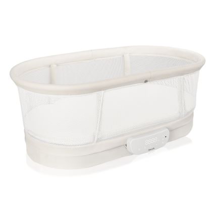 Lionelo - Spjälsäng CORAL med inbyggd våg, vit