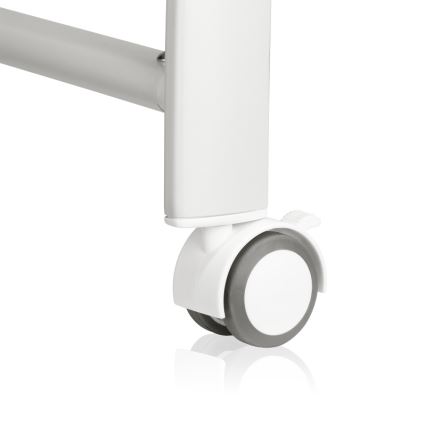 Lionelo - Spjälsäng CORAL med inbyggd våg, vit