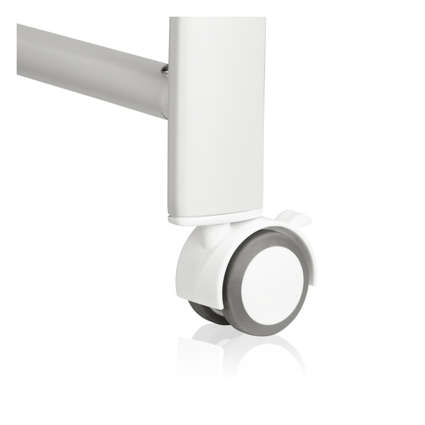 Lionelo - Spjälsäng CORAL med inbyggd våg, vit