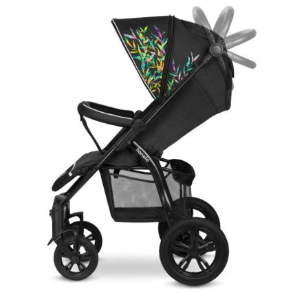 Lionelo - Sportvagn ANNET TOUR svart/grön