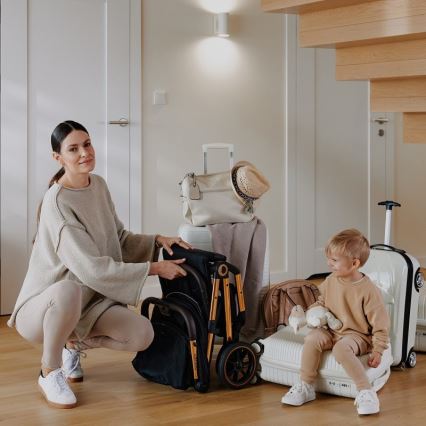 Lionelo - Sportvagn CLOE svart/guld