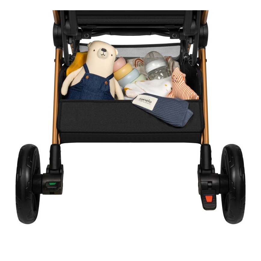 Lionelo - Sportvagn CLOE svart/guld