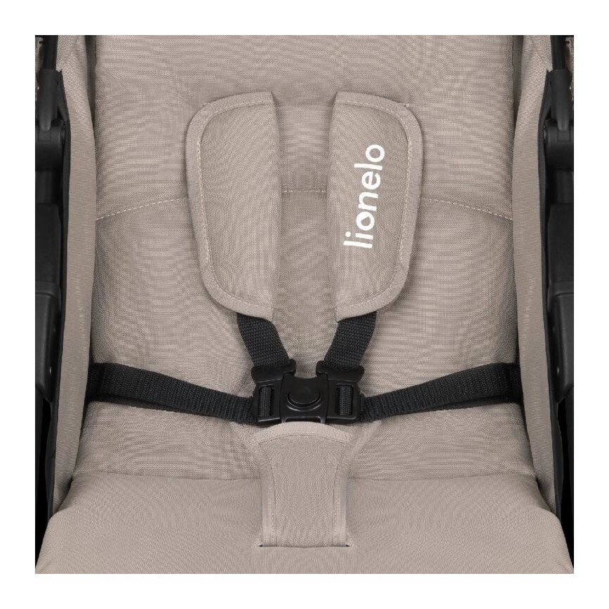 Lionelo - Sportvagn EMMA PLUS beige/svart