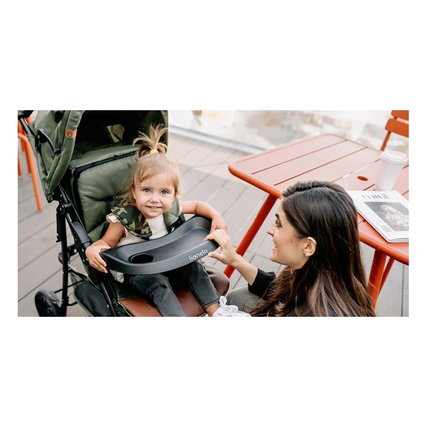 Lionelo - Sportvagn EMMA PLUS grön