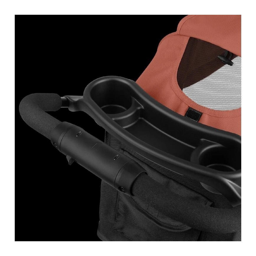 Lionelo - Sportvagn EMMA PLUS tegelröd/svart