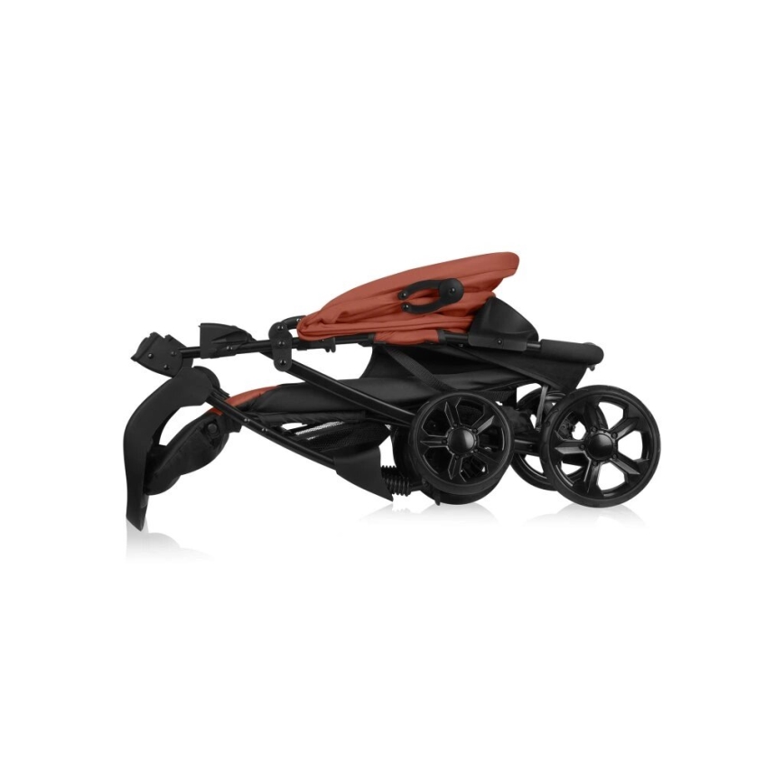 Lionelo - Sportvagn EMMA PLUS tegelröd/svart