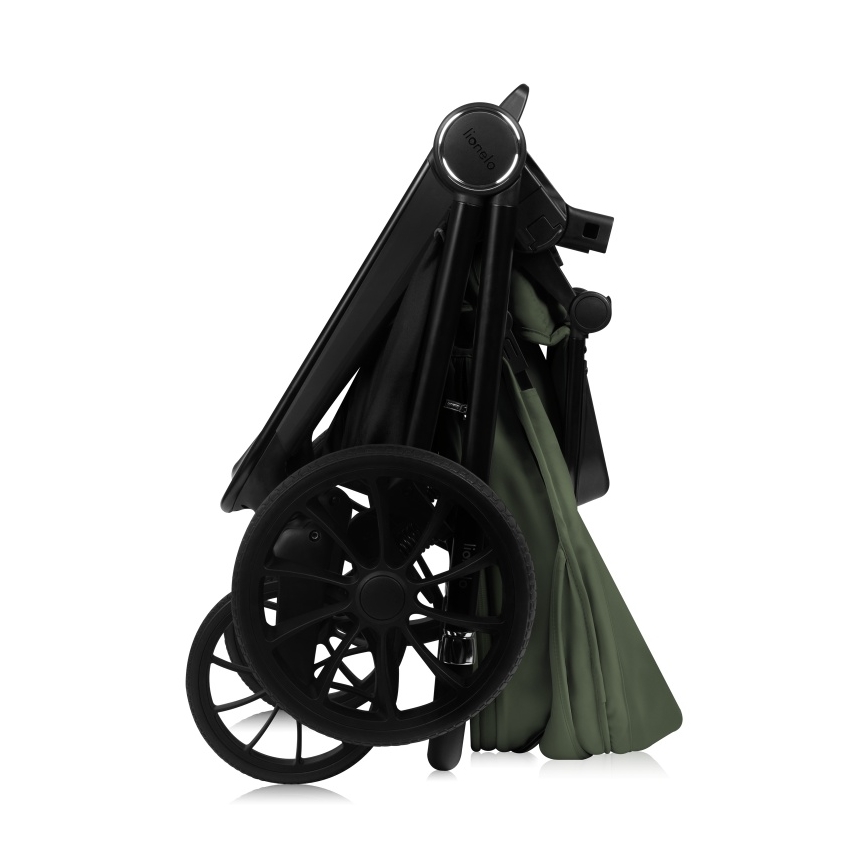 Lionelo - Sportvagn MIKA PLUS olivgrön