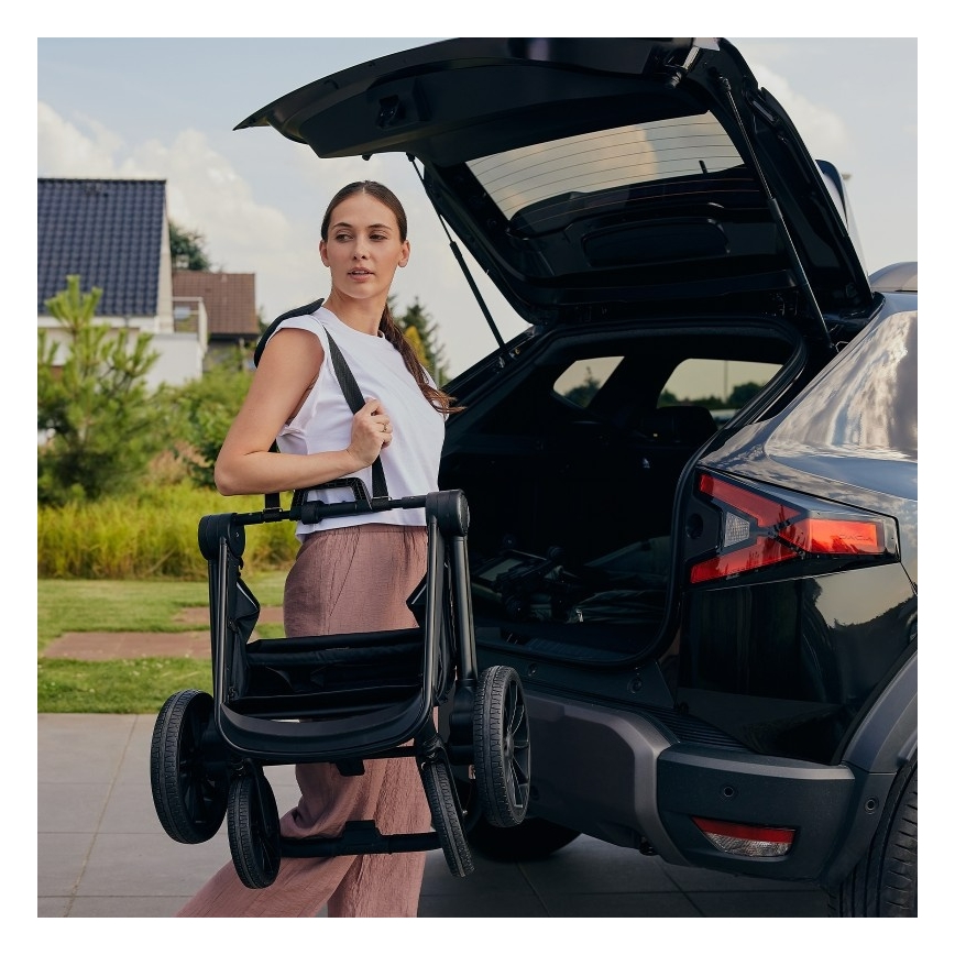 Lionelo - Sportvagn MIKA PLUS rostbrun