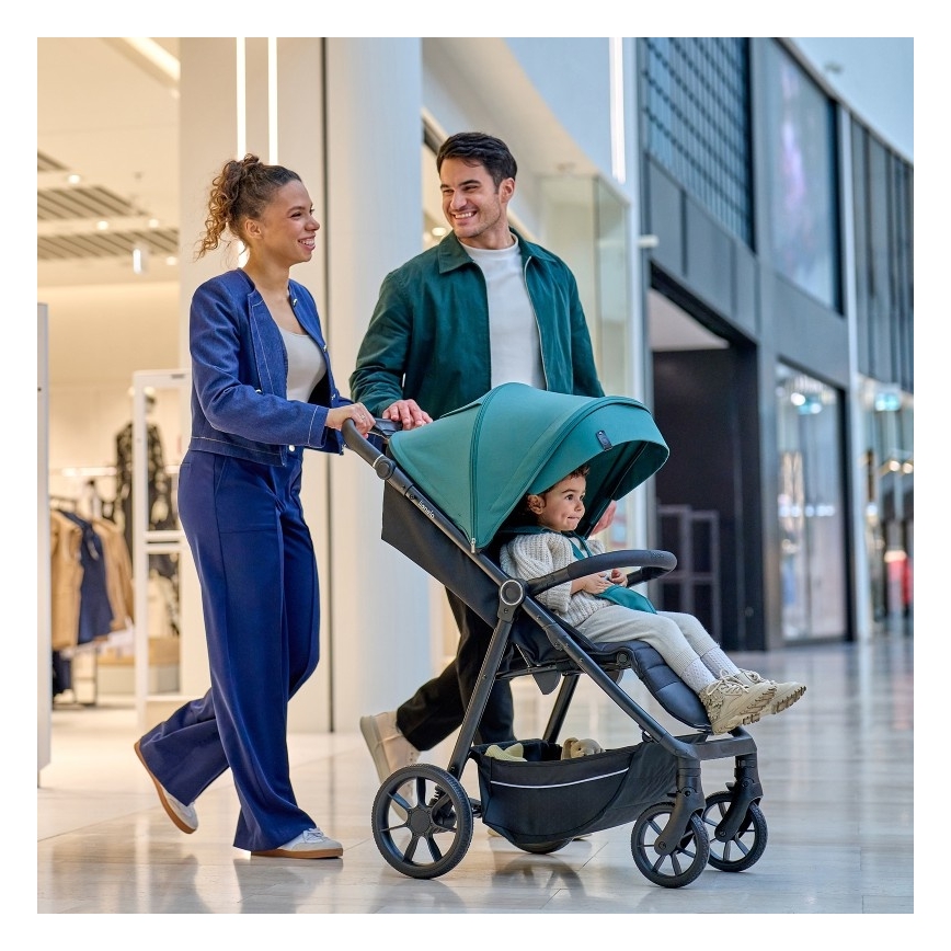 Lionelo - Sportvagn MIRA Smaragdgrön