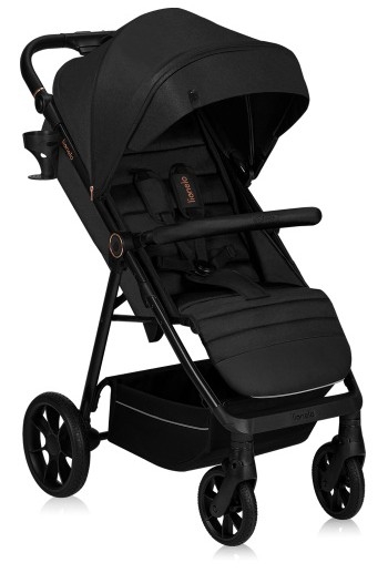 Lionelo - Sportvagn MIRA Svart Onyx
