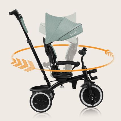 Lionelo - Trehjuling för barn BERRY Grön Skog