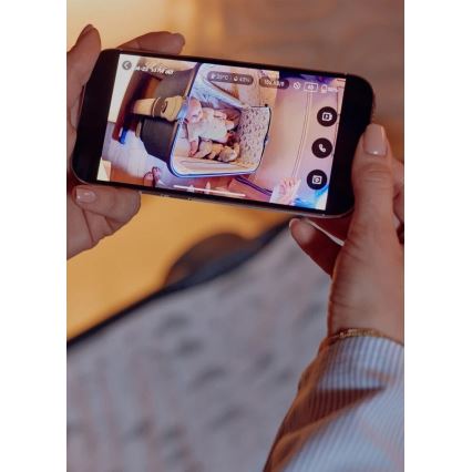 Lionelo - Uppladdningsbar babymonitor BABYLINE GO 5V 3350 mAh