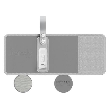 Lionelo - Uppladdningsbar nappflaskvärmare THERMUP GO 18W/5V Grå/Silver