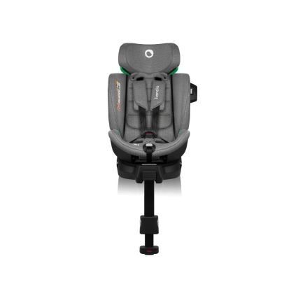 Lionelo - Vridbar bilbarnstol med bas HARMONY i-Size 40-150 cm grå