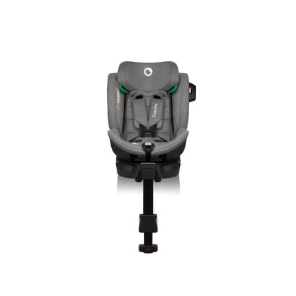 Lionelo - Vridbar bilbarnstol med bas HARMONY i-Size 40-150 cm grå