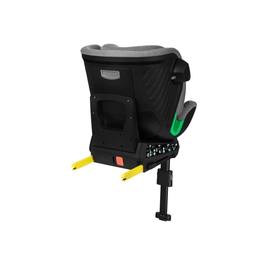 Lionelo - Vridbar bilbarnstol med bas HARMONY i-Size 40-150 cm grå
