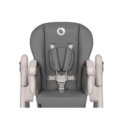 Lionelo - ZANNA barnmatstol, grå