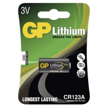 Lithium Batterier CR123A GP LITHIUM 3V/1400 mAh