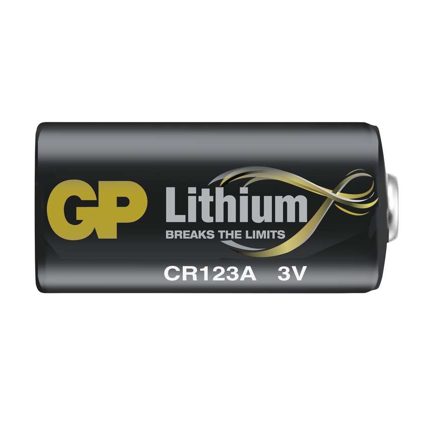 Lithium Batterier CR123A GP LITHIUM 3V/1400 mAh