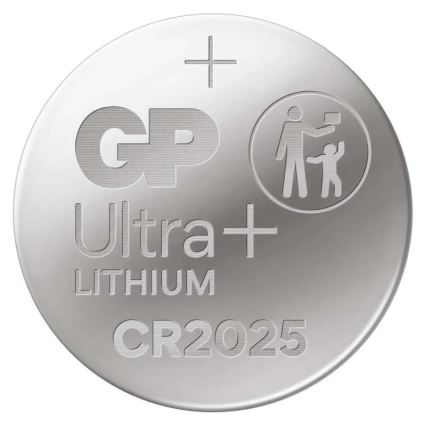 Lithium Batterier CR2025 GP LITHIUM 3V/170 mAh