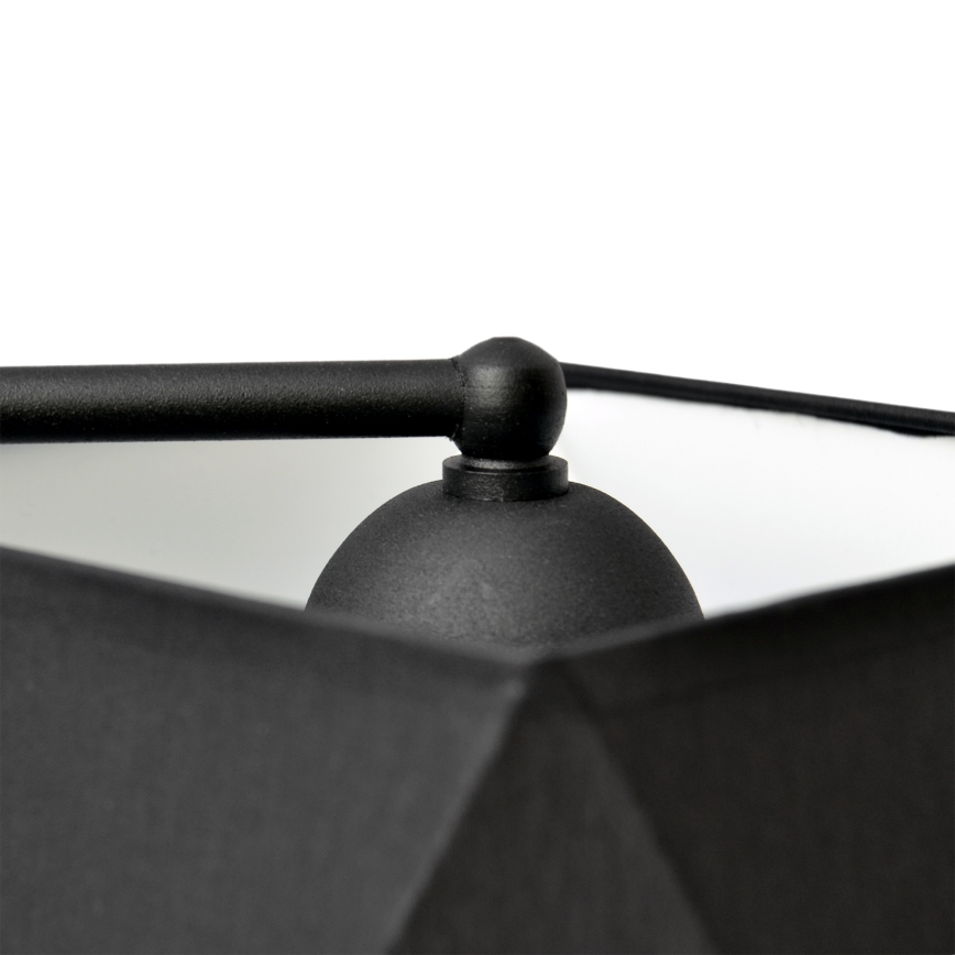 Ljuskrona ADAMANT 3xE27/15W/230V svart