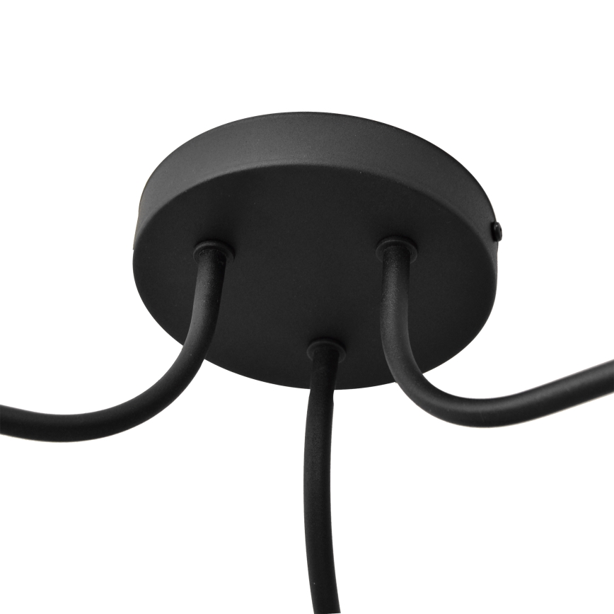 Ljuskrona ADAMANT 3xE27/15W/230V svart