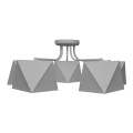 Ljuskrona ADAMANT 5xE27/15W/230V grå