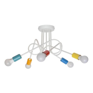 Ljuskrona Barn OXFORD 5xE27/15W/230V