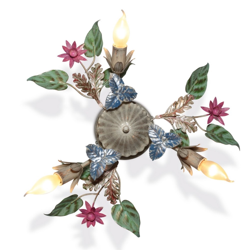 Ljuskrona FIORINTINO 3xE14/40W/230V