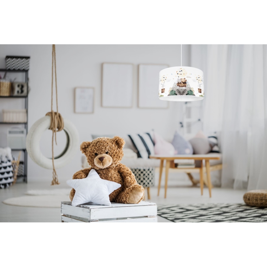 Ljuskrona för barn BEARS 1xE27/60W/230V