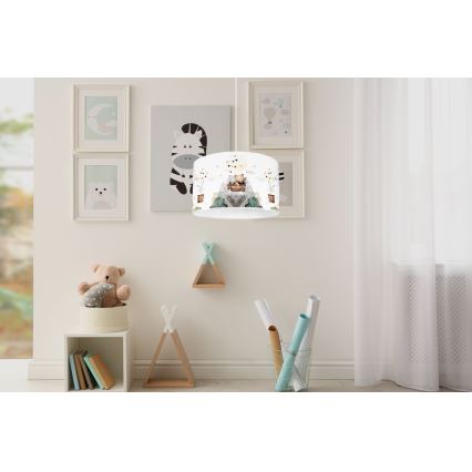 Ljuskrona för barn BEARS 1xE27/60W/230V