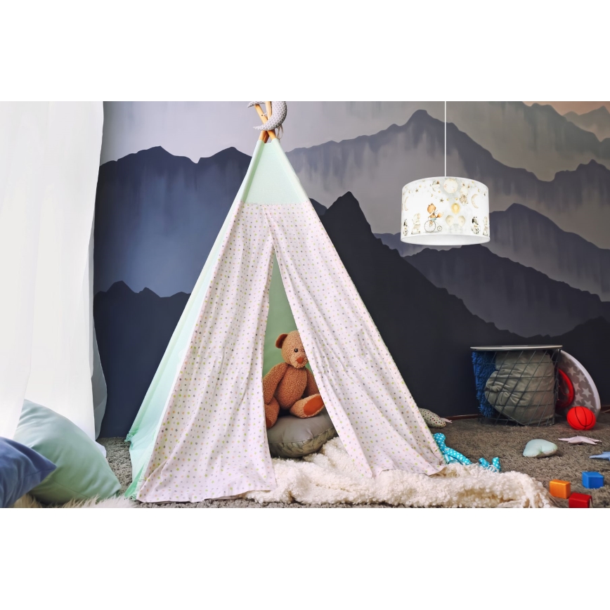 Ljuskrona för barn CIRCUS 1xE27/60W/230V