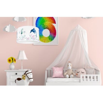 Ljuskrona för barn OCEAN 1xE27/60W/230V