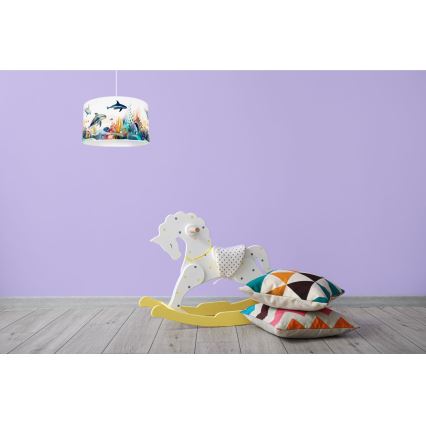 Ljuskrona för barn OCEAN 1xE27/60W/230V