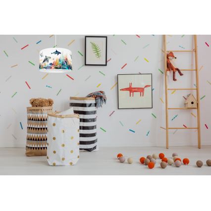 Ljuskrona för barn OCEAN 1xE27/60W/230V