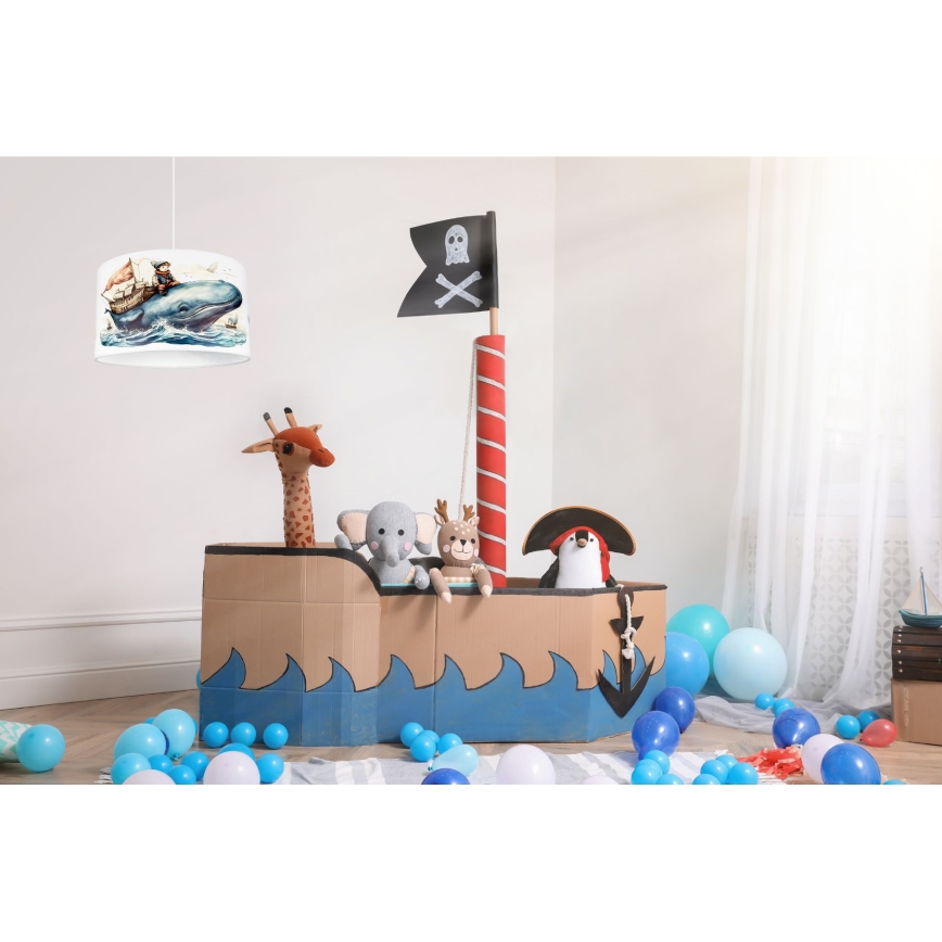 Ljuskrona för barn OCEAN 1xE27/60W/230V