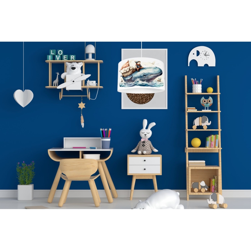 Ljuskrona för barn OCEAN 1xE27/60W/230V