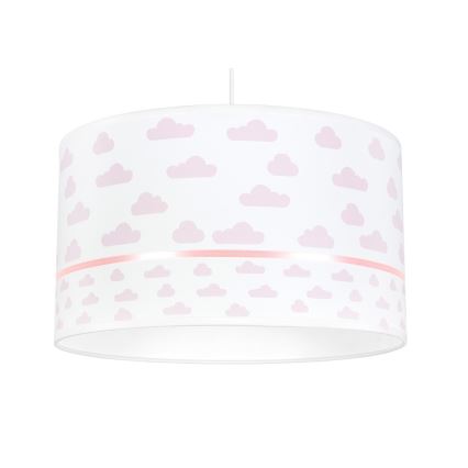 Ljuskrona för barn  PIKKI 1xE27/60W/230V rosa 