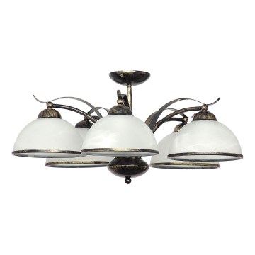 Ljuskrona KORFU 5xE27/60W/230V