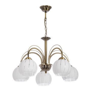 Ljuskrona med kedja 5xE27/60W/230V