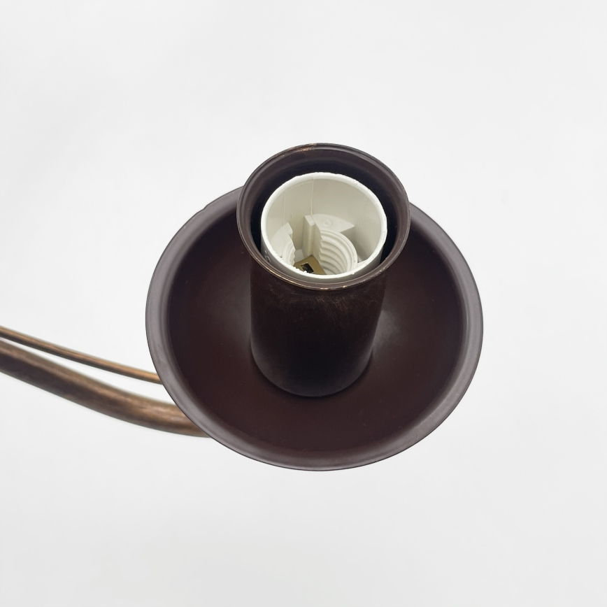 Ljuskrona med kedja ANTON 5xE14/15W/230V, bronsfärgad