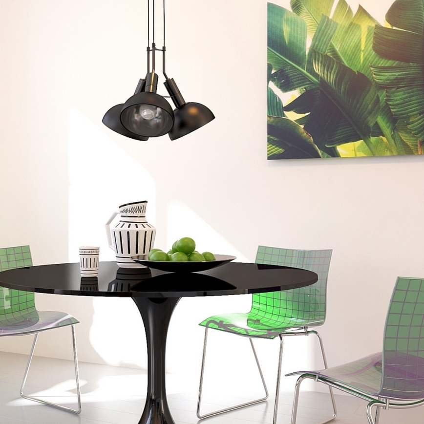 Ljuskrona med kedja BUFFI 3xE27/60W/230V