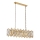 Ljuskrona med kedja CRYSTALLINE 13xE14/40W/230V guld