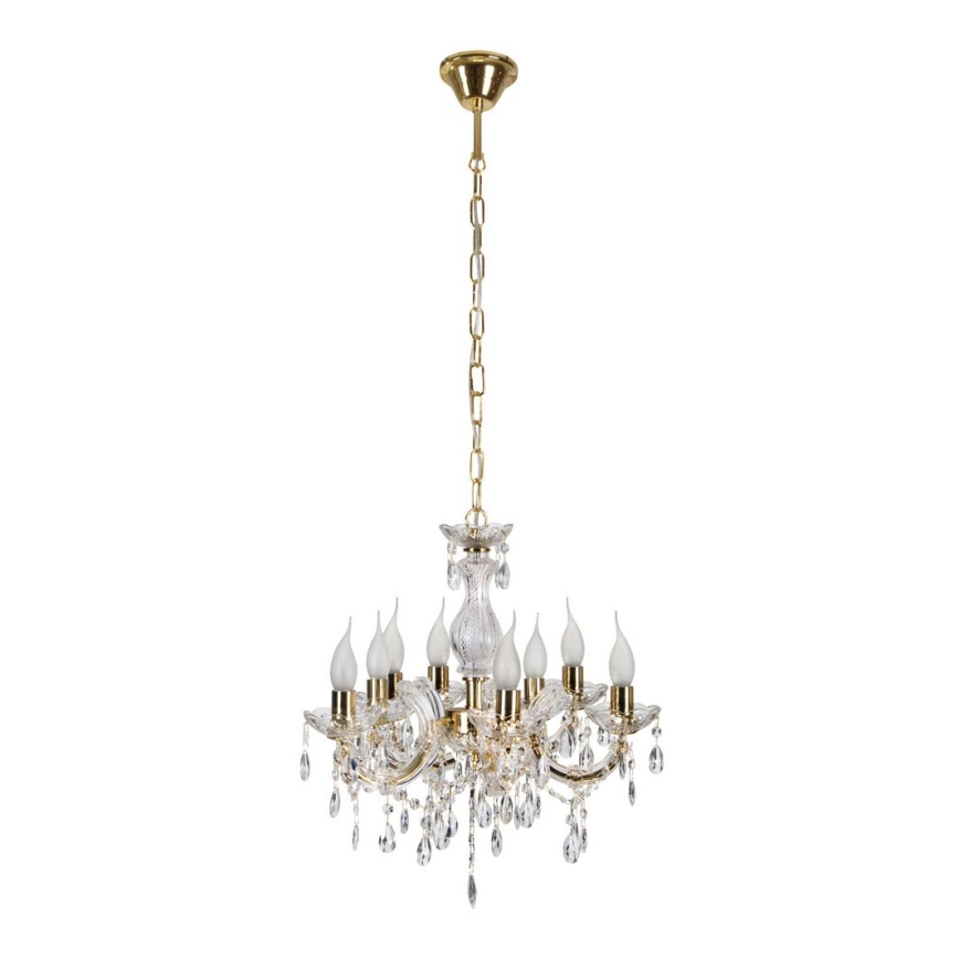 Ljuskrona med kedja MARIA TERESA 8xE14/40W/230V