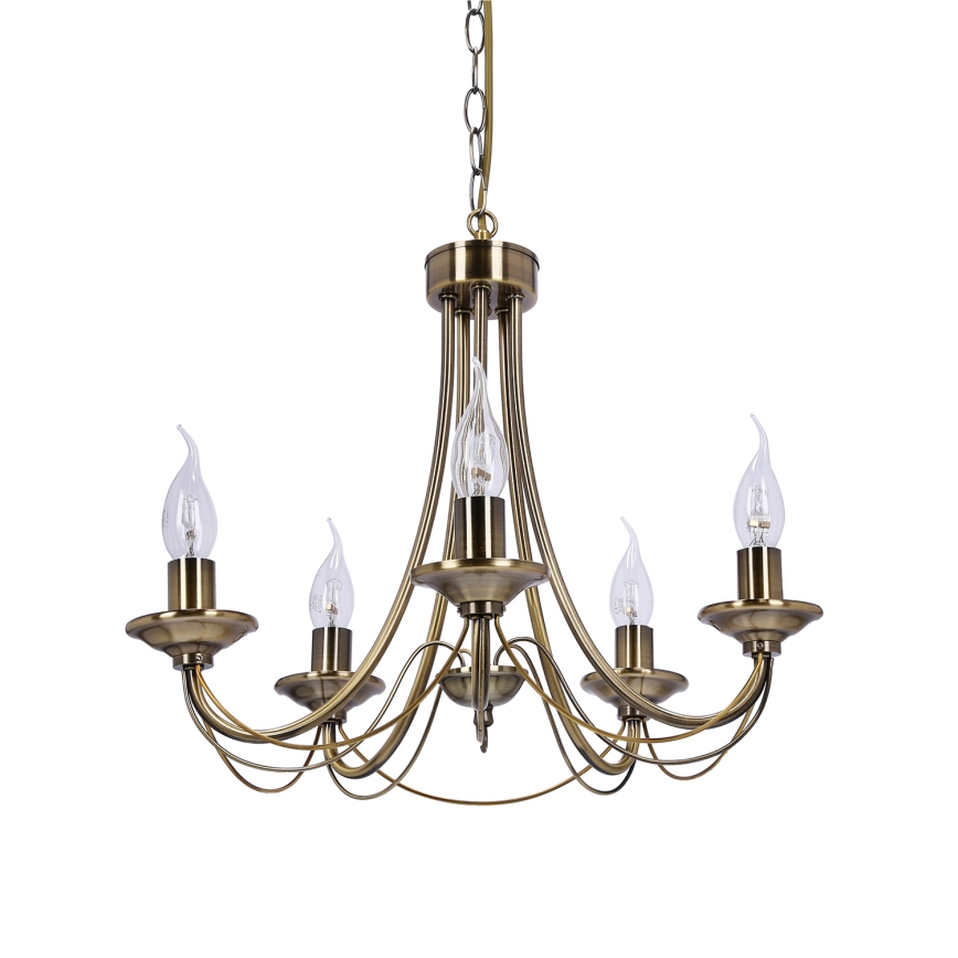 Ljuskrona med kedja MUZA 5xE14/40W/230V