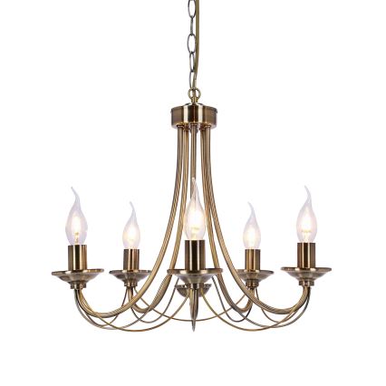 Ljuskrona med kedja MUZA 5xE14/40W/230V