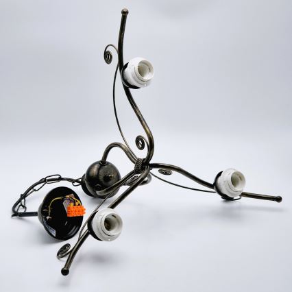 Ljuskrona med kedja RETRO II 3xE27/60W/230V