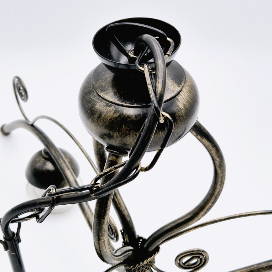 Ljuskrona med kedja RETRO II 3xE27/60W/230V