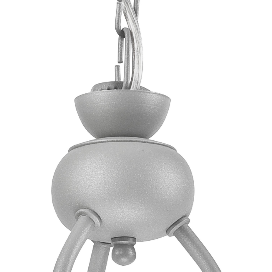 Ljuskrona med kedja RETRO II 3xE27/60W/230V silver