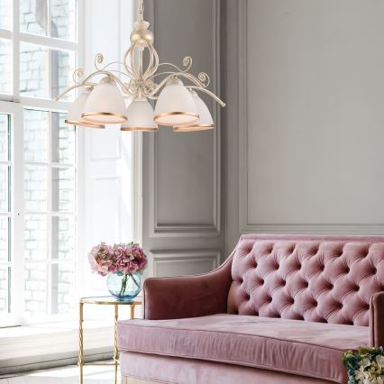 Ljuskrona med kedja RETRO II 5xE27/60W/230V